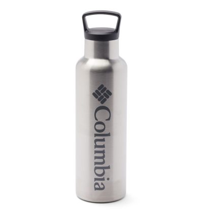 Columbia Double-Wall Vacuum Bottle with Screw-On Top - 21oz Ženske Boce s vodom Srebrne Hrvatska | 115542-4SYT