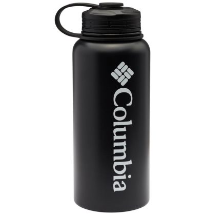 Columbia Double-Wall Vacuum Bottle with Screw On Top 32oz Muške Boce s vodom Crne Hrvatska | 170223-ILCF