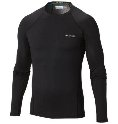 Columbia Midweight Stretch Baselayer Long Sleeve Shirt Muške Košulje Crne Hrvatska | 175501-ARW6