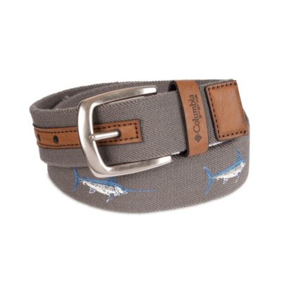 Columbia PFG Oswald Casual Stretch Belt Muške Remeni Tamno Sive Smeđe Hrvatska | 111706-1G5G