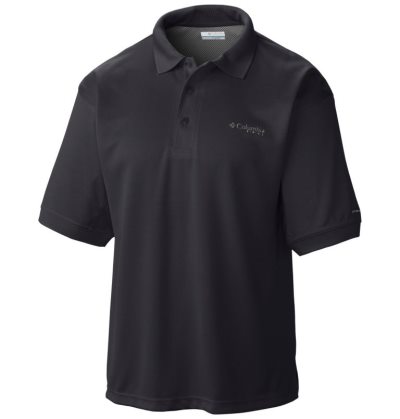 Columbia PFG Perfect Cast™ Polo Majica Muške Košulje Crne Hrvatska | 177834-N4QB