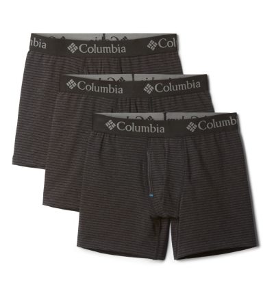 Columbia Prugasta Performance Cotton Stretch Kutijaer Briefs Muške Donje Rublje Crne Hrvatska | 125898-8OQT