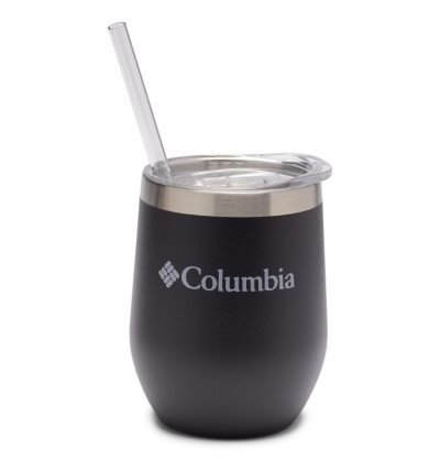 Columbia Stainless Steel Double Wall Vacuum Tumbler with Straw 12oz Ženske Boce s vodom Bijele Hrvatska | 153265-3OJG