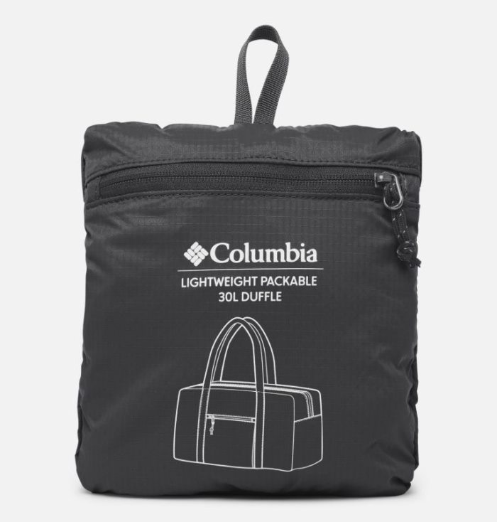 Columbia Lightweight Packable 30L Duffle Muške Duffs & Rollers Crne Hrvatska | 187789-AQ9E