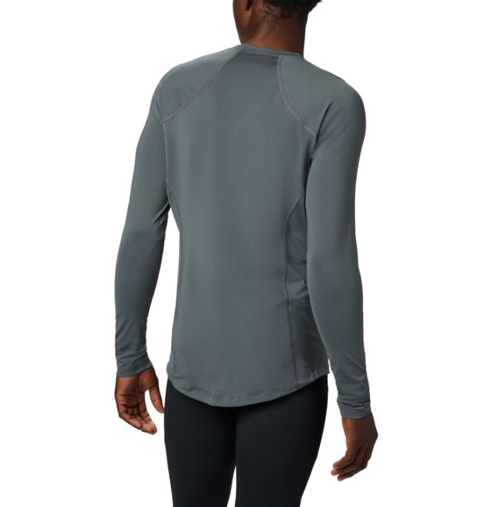 Columbia Midweight Stretch Baselayer Long Sleeve Shirt Muške Košulje Tamno Sive Hrvatska | 106109-P9IQ