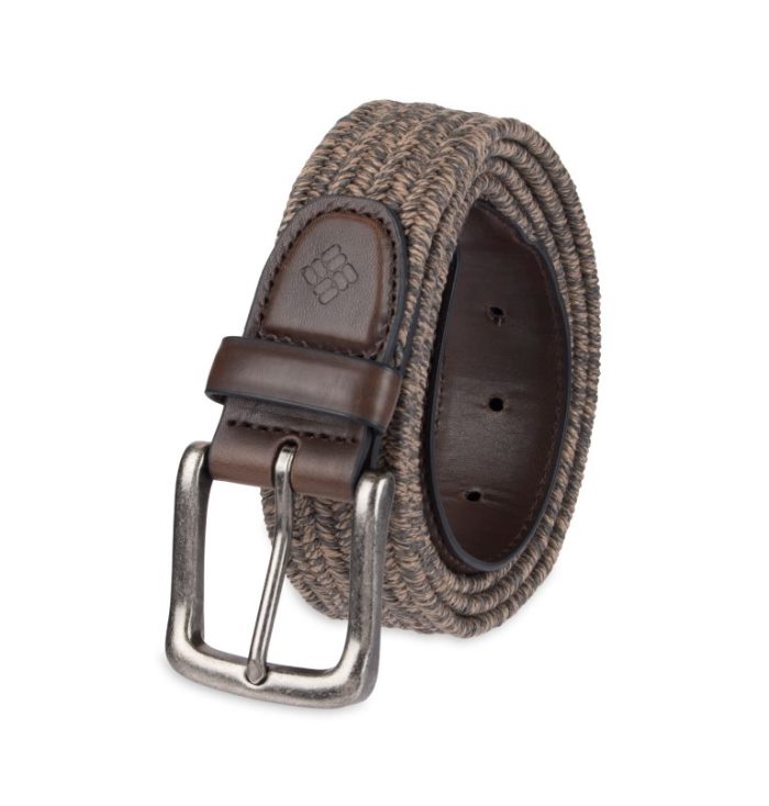 Columbia Mohawk 35MM Stretch Web Belt Muške Remeni Smeđe Maslinasto Zelene Hrvatska | 139395-40R8